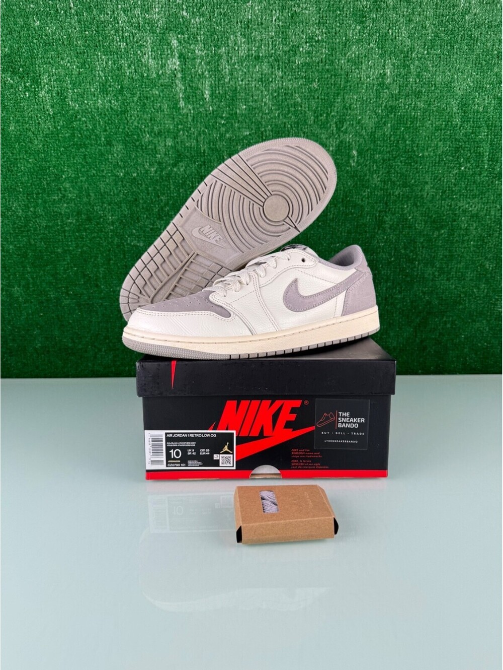 Size 10 - Air Jordan 1 Retro OG Low Atmosphere Grey